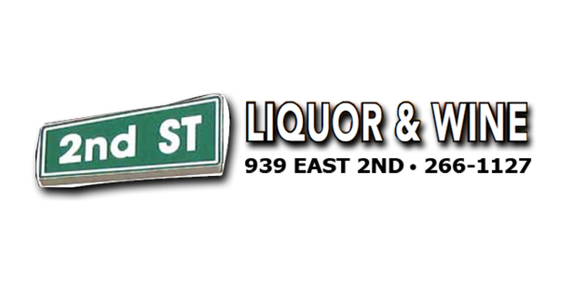 2nd St Liquor & Wine store logo.